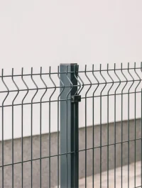 Grating wire industrial fence panels.